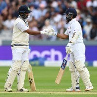 Highest fourth-wicket partnership for India at Lord's