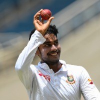 A five-wicket haul for Mehidy Hasan puts Bangaldesh well in front
