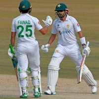 Pakistan recover thanks to Babar, Fawad’s unbeaten 123-run stand