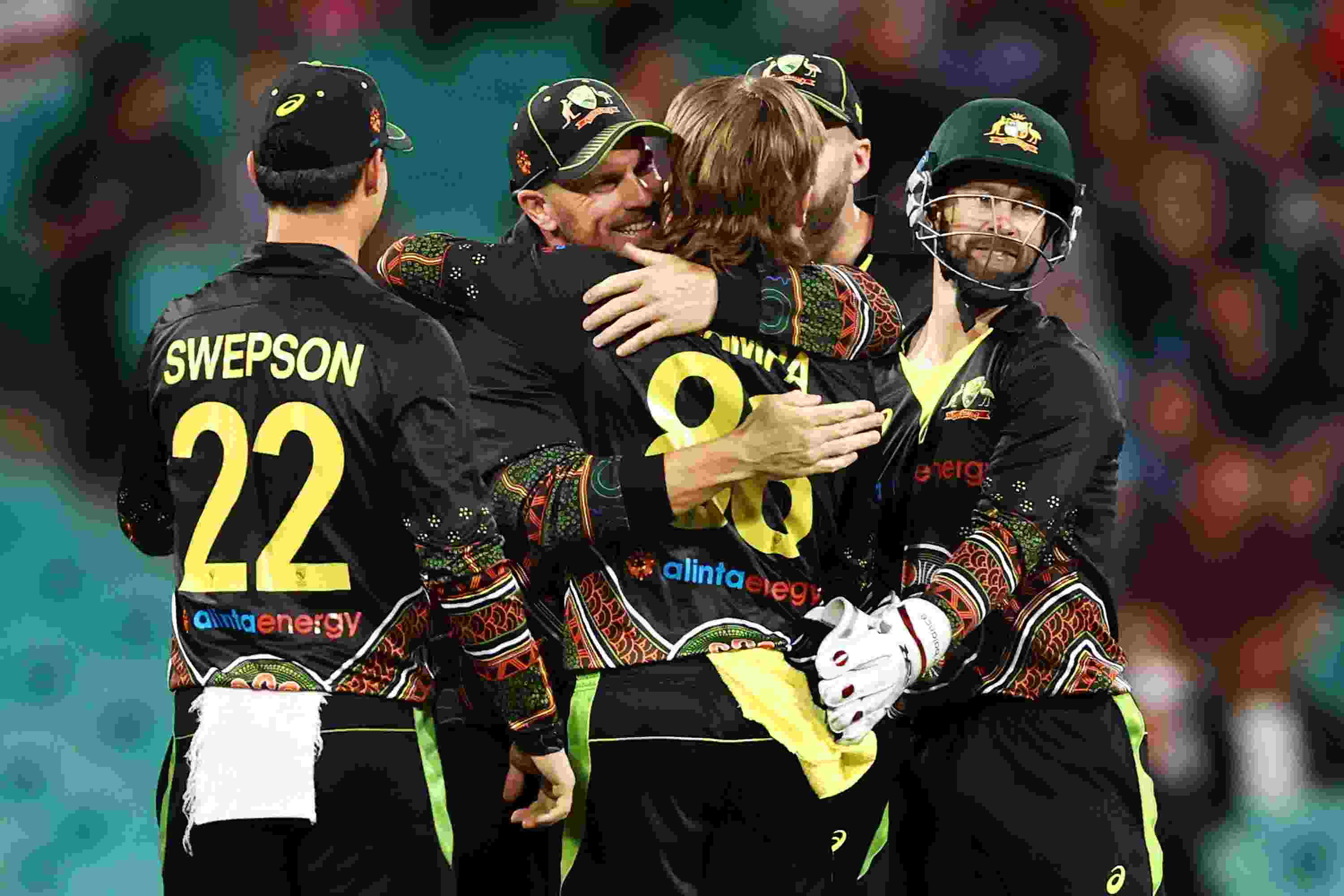 Australia evade whitewash with a 12-run win