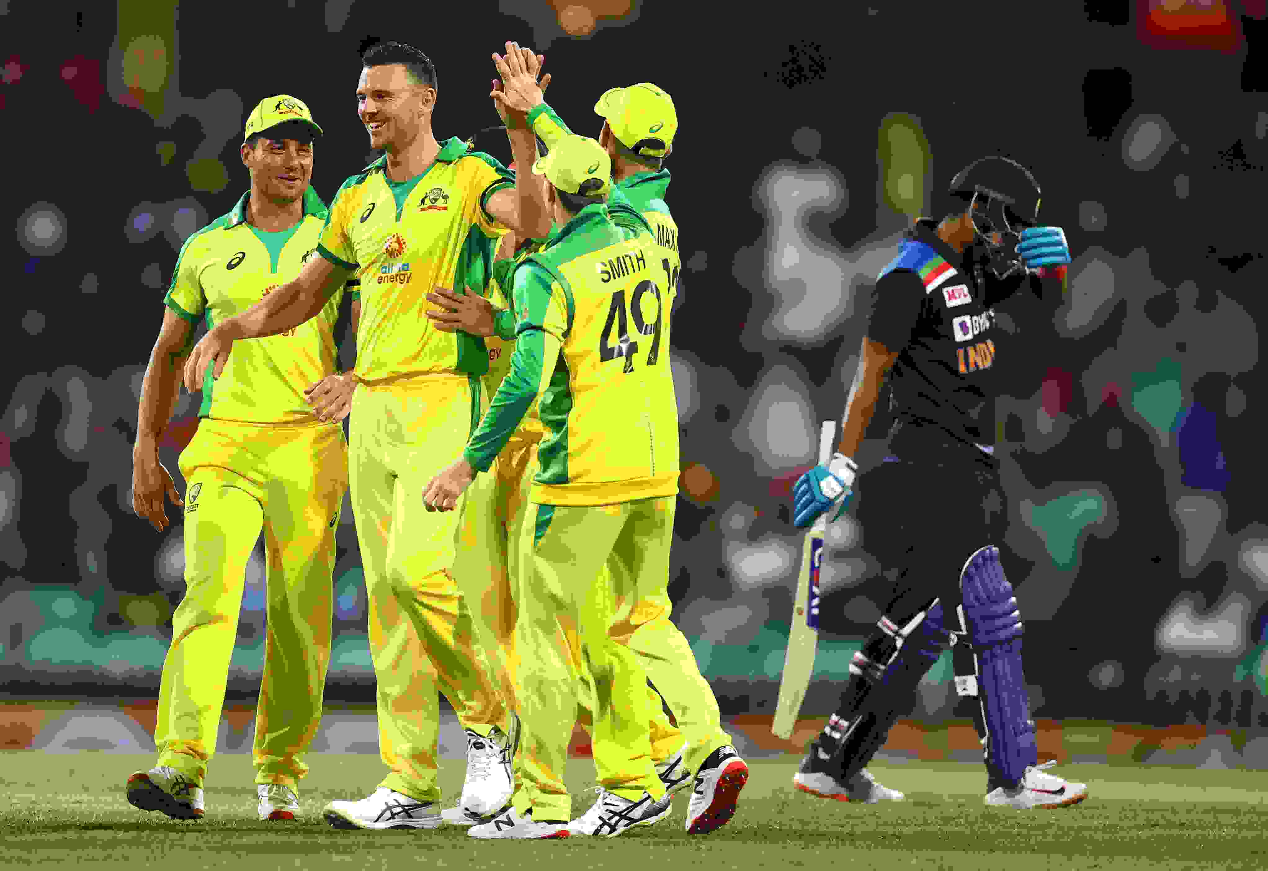 Australia outplay India to take the first ODI by 66 runs