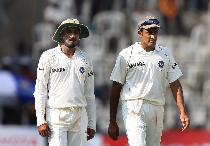 What has been India’s record when both Kumble and Harbhajan appear together in Tests?
