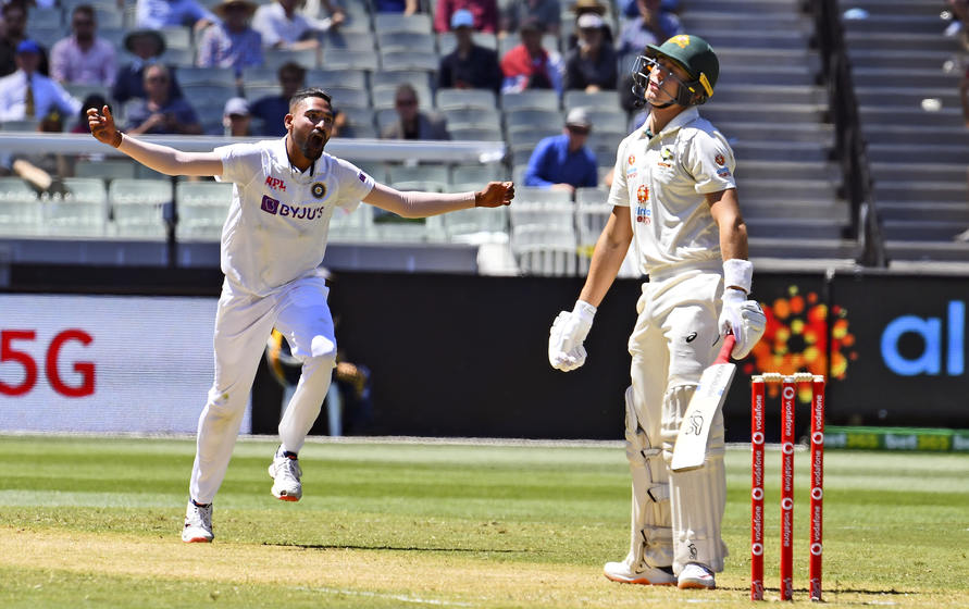 How many players have made their Test debut for India at the MCG?