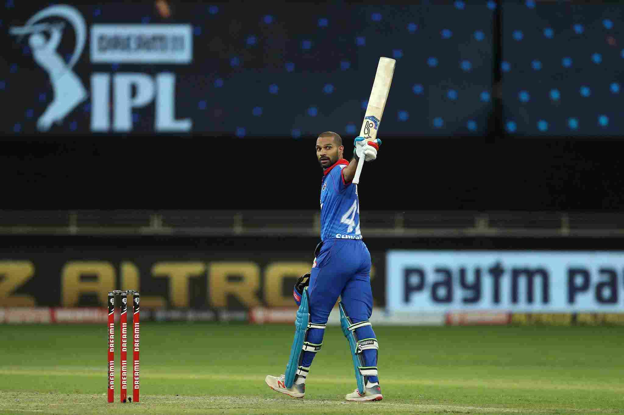 Shikhar Dhawan becomes the first batsman to score back-to-back centuries in IPL