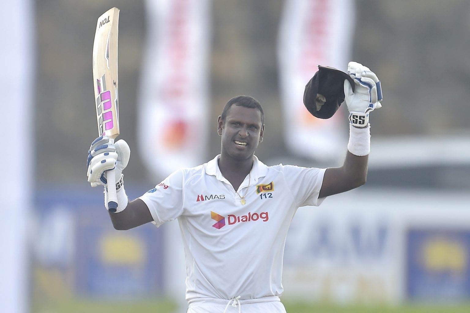 Mathews' hundred hands Sri Lanka a satisfying day