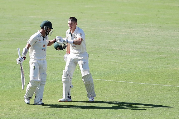Day One: Labuschagne's century, drop chances put Australia slightly ahead
