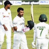 Bangladesh posts 302-2 on the first day against Sri Lanka