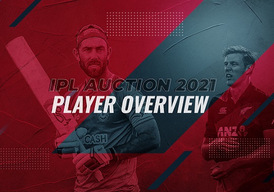 IPL 2021 Auction Player Overview