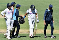 Shami suffers wrist fracture, set to miss remainder of Test series; Siraj in line for debut