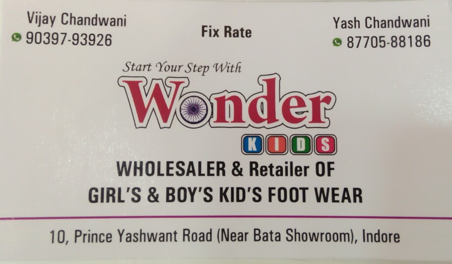 Wonder kids foot wear Wonder kids foot wear