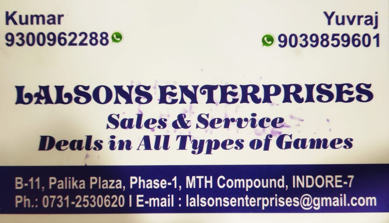 LALSONS ENTERPRISES LALSONS ENTERPRISES