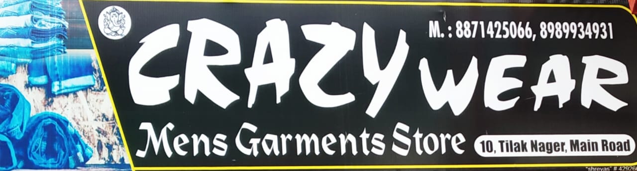 CRAZY WEAR MEN'S GARMENTS STORE CRAZY WEAR MEN'S GARMENTS STORE