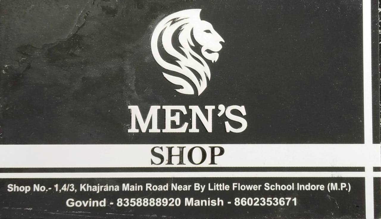 MEN'S SHOP AND SHOES MEN'S SHOP AND SHOES