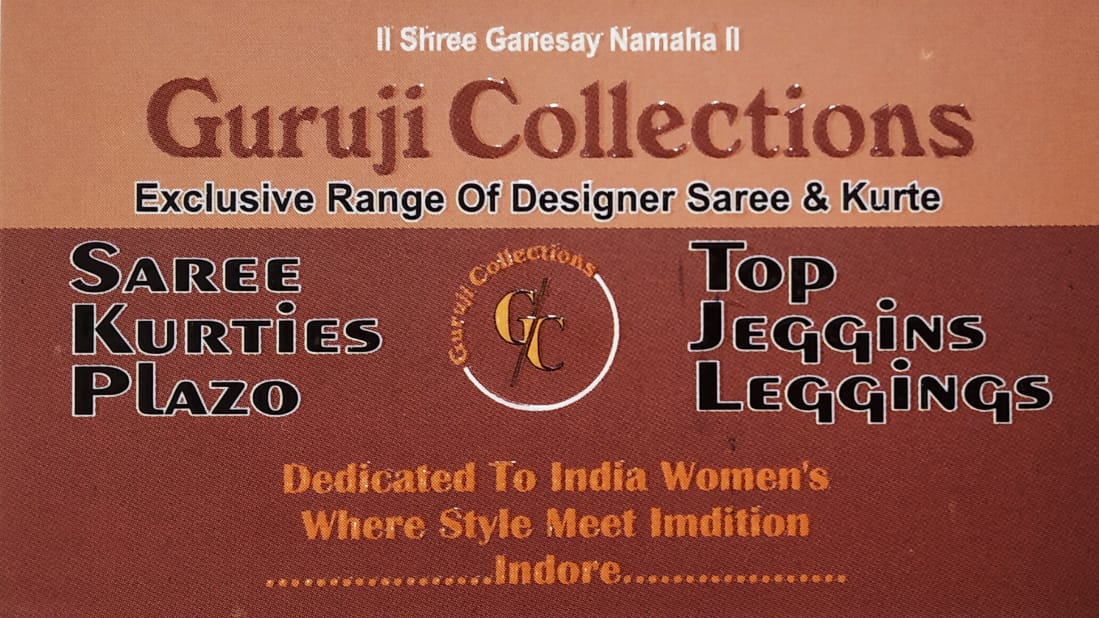 GURUJI COLLECTIONS GURUJI COLLECTIONS