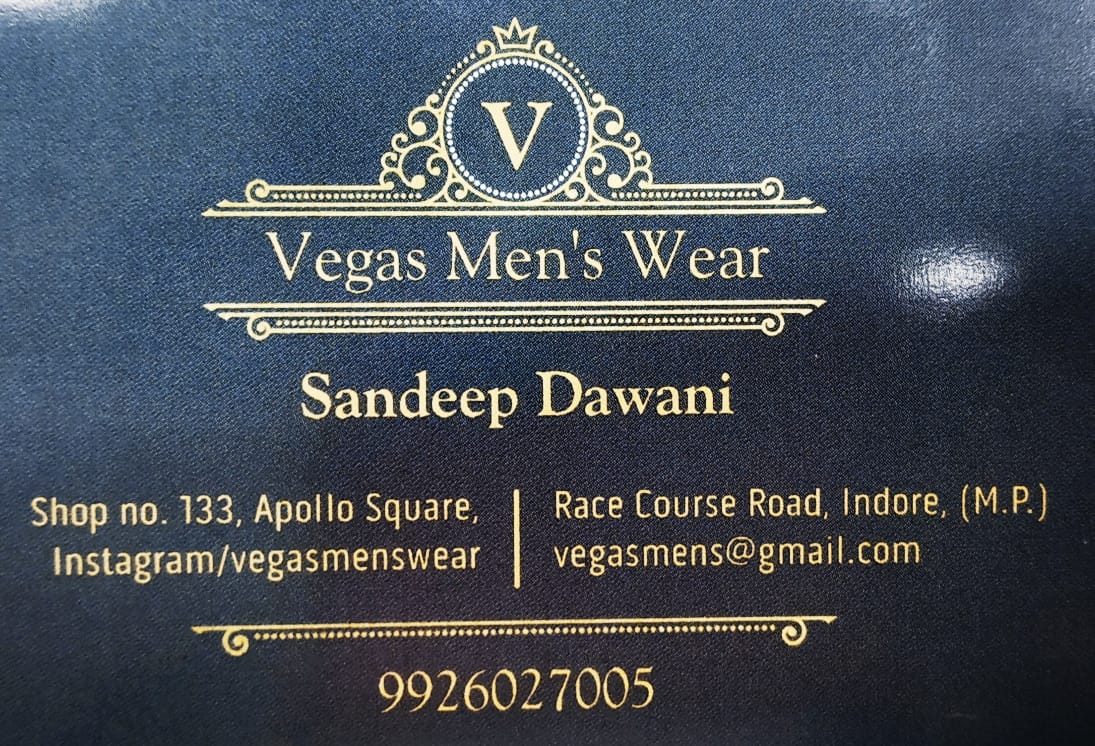 VEGAS MEN'S WEAR VEGAS MEN'S WEAR