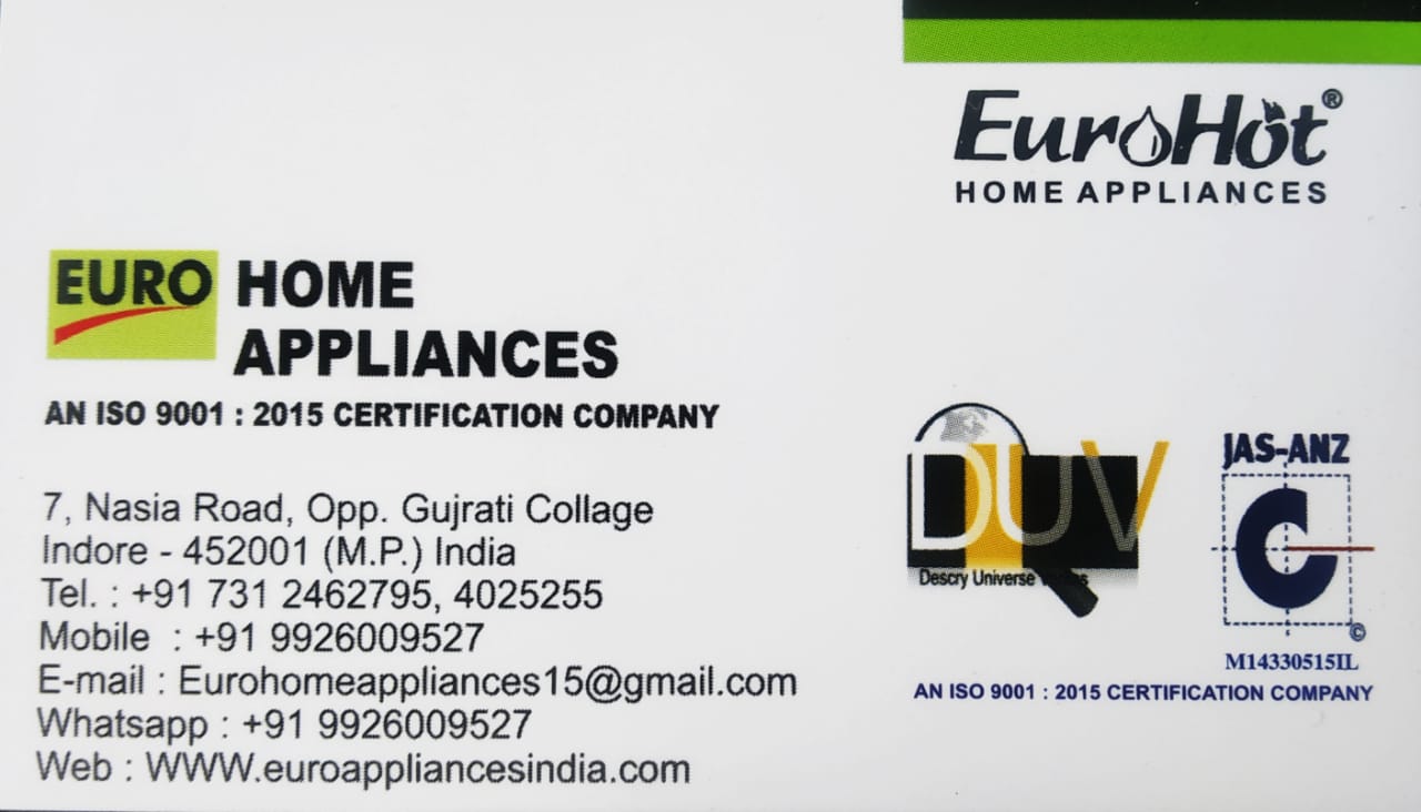 EURO HOME APPLIANCES EURO HOME APPLIANCES