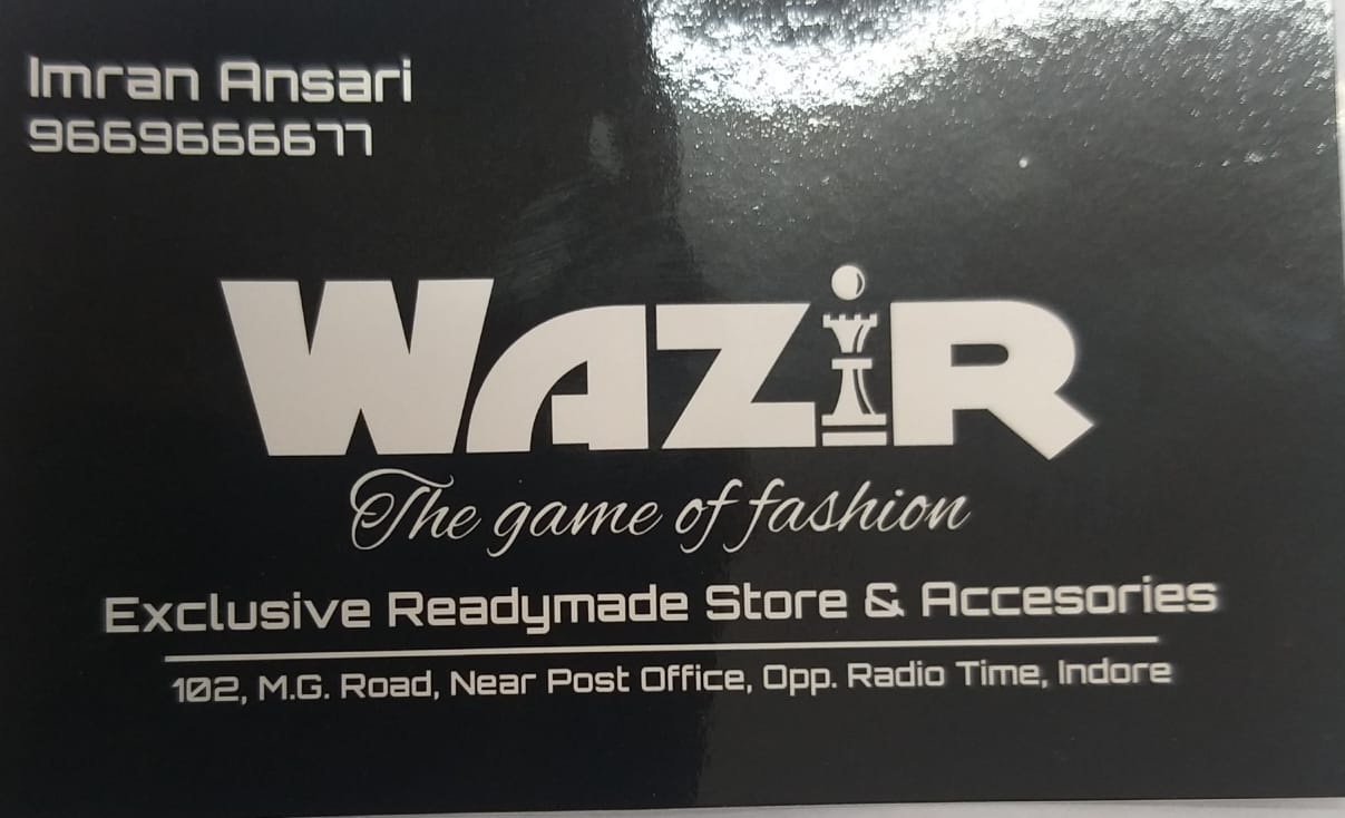 Wazir the game of fashion Wazir the game of fashion