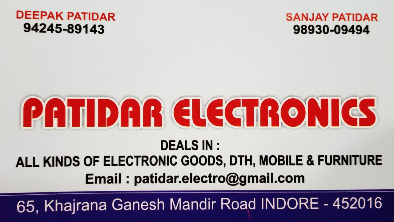 PATIDAR ELECTRONICS PATIDAR ELECTRONICS