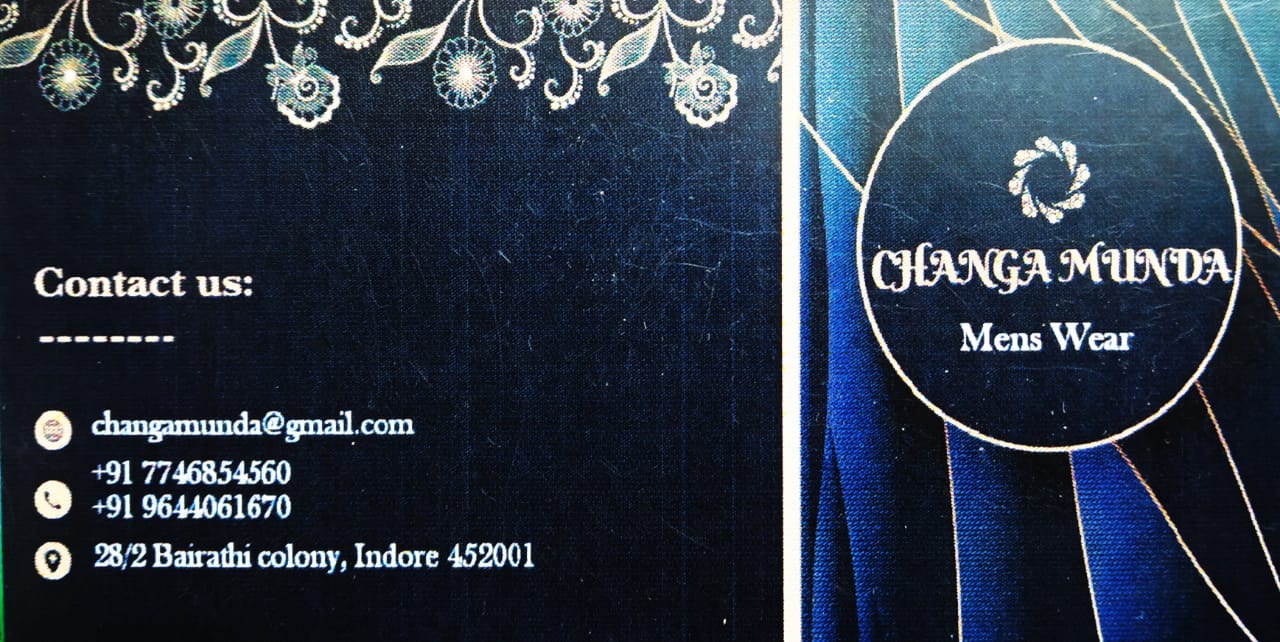 CHANGA MUNDA MEN'S WEAR CHANGA MUNDA MEN'S WEAR