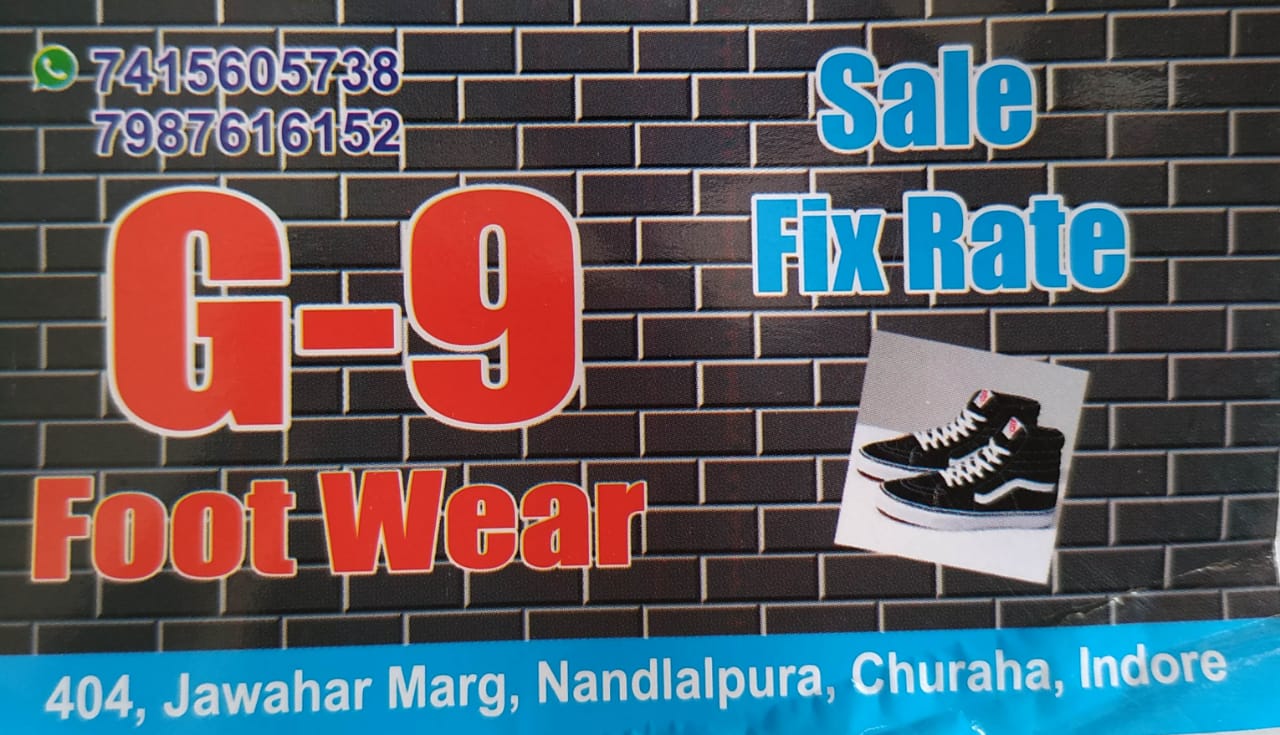 G-9 foot wear G-9 foot wear