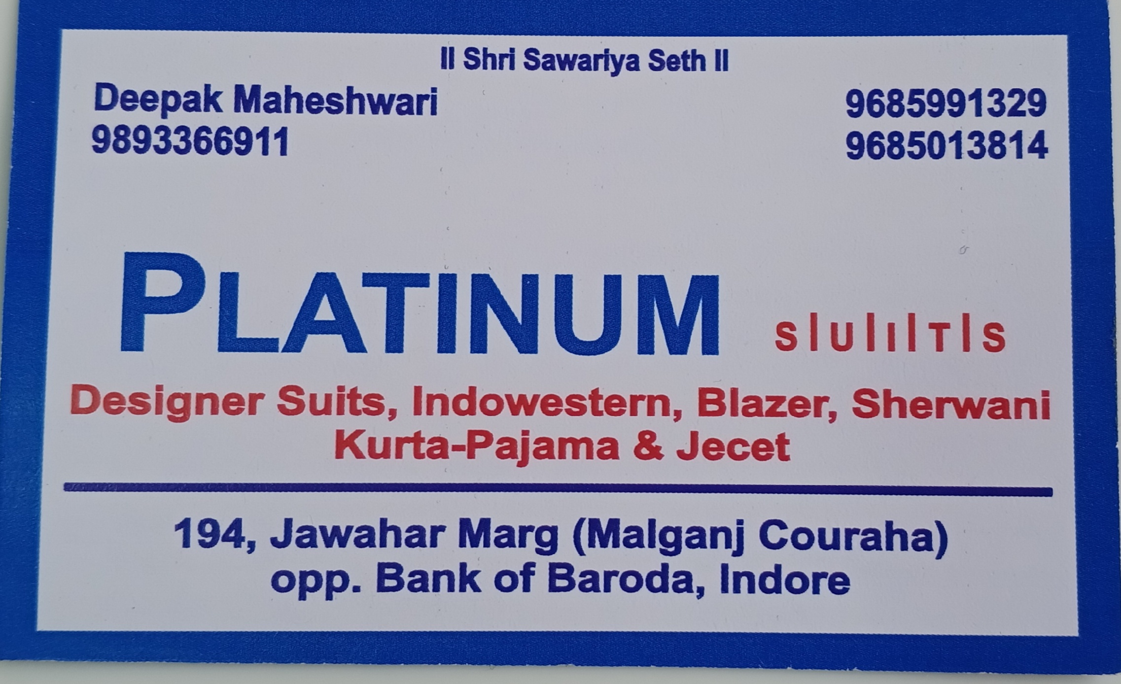 Platinum suits Platinum suits