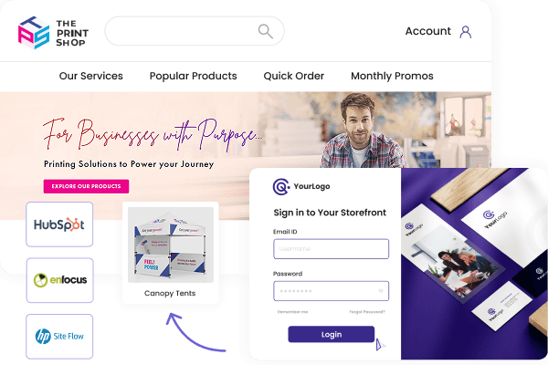 Superior experience for print franchise networks