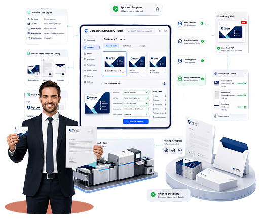 Building a Corporate Stationery Ordering Storefront with OnPrintShop