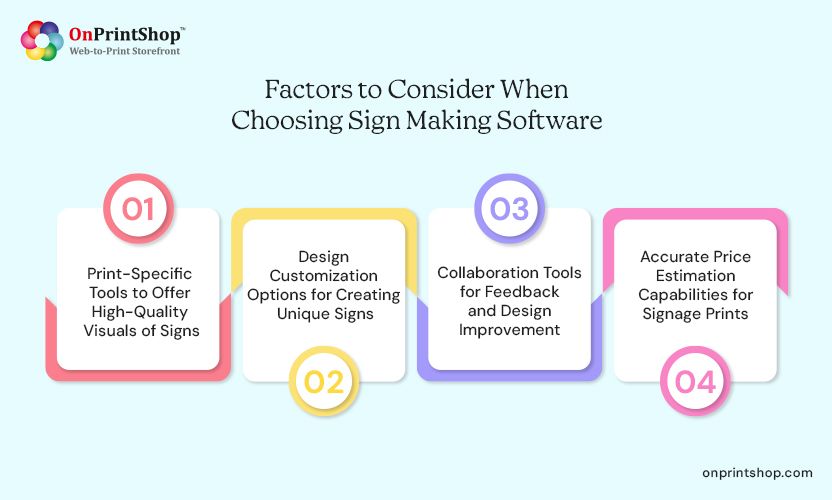 Sign making tool checklist