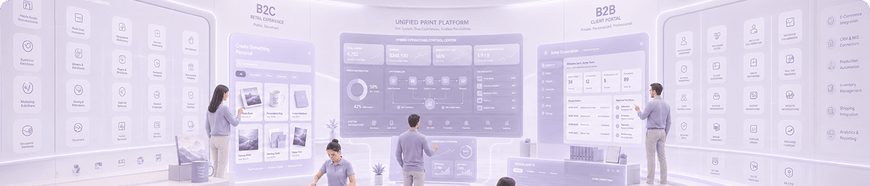 For Hybrid B2B and B2C Print Businesses