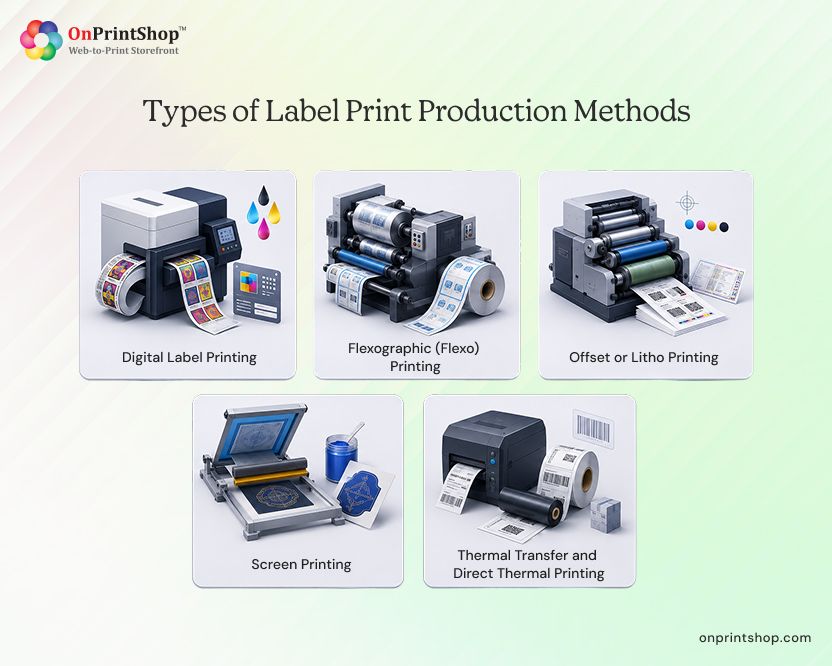 Methods of Label Print Production Methods