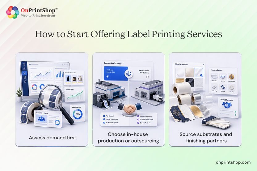 How Print Businesses Can Offer Label Printing Services