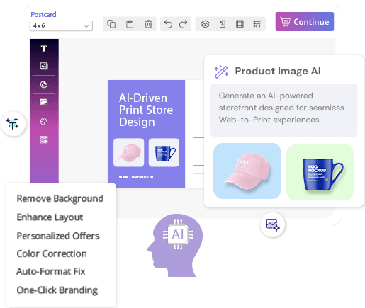 AI-driven W2P Online Store Setup