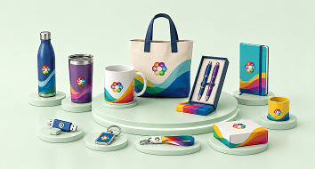Branded promotional merchandise products