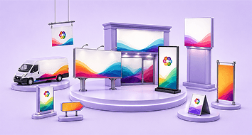 Custom signage and billboard printing