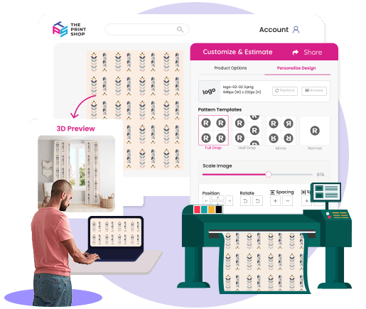 Pattern design software for textile industry