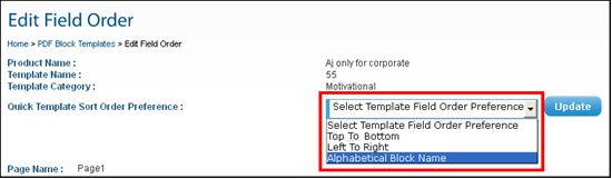Auto Sort Order of Personalize Variable