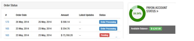 Improved Customer Account Section