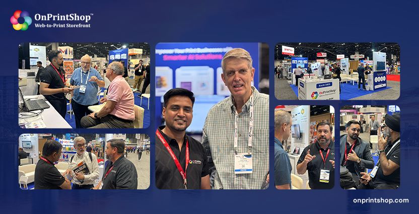 OnPrintShop team at printing united 2025