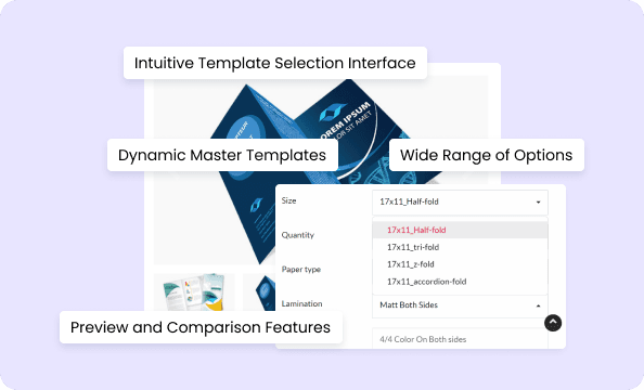 Faster template selections