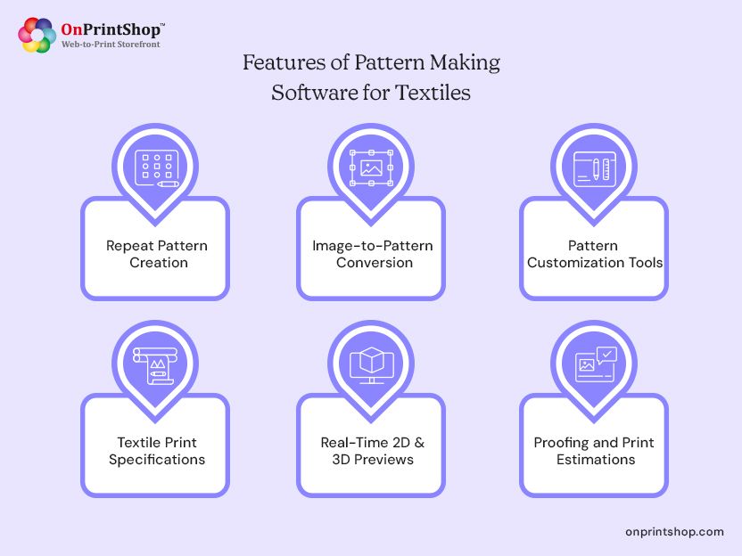 Pattern making software features