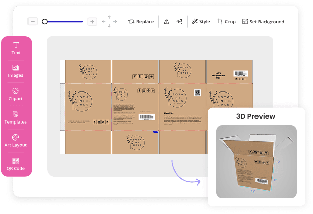 Real-time 3D previews for client briefs