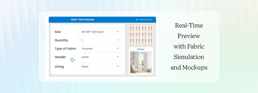 Real-time fabric preview