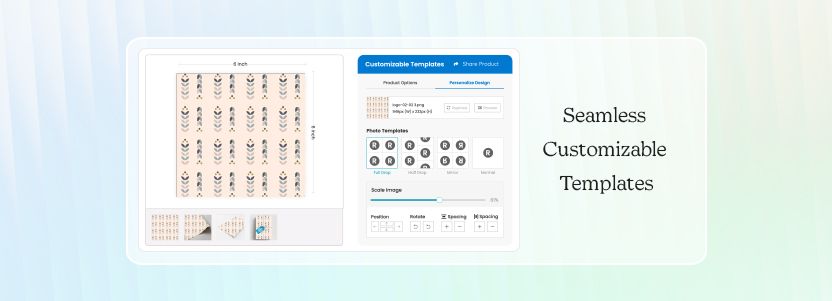 Customizable print templates