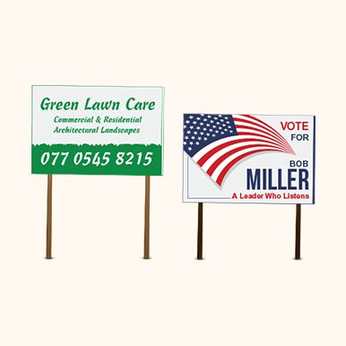 Yard Sign Banners