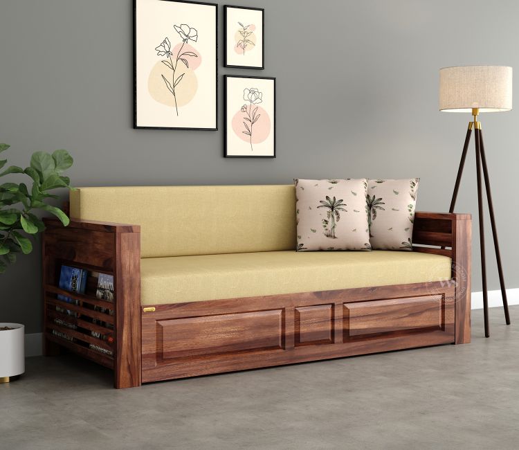 Feltro Sheesham Wood Sofa Bed