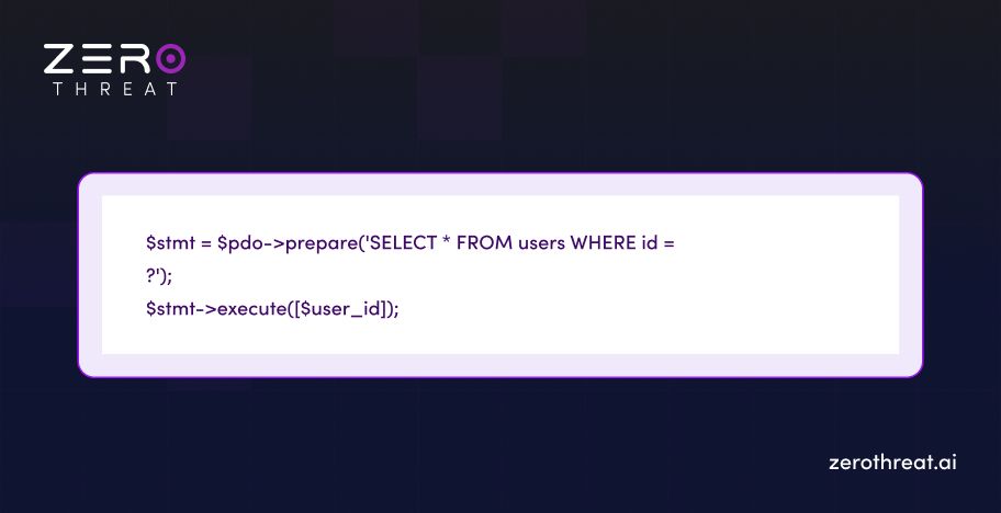 PHP-specific statement examples using PDO
