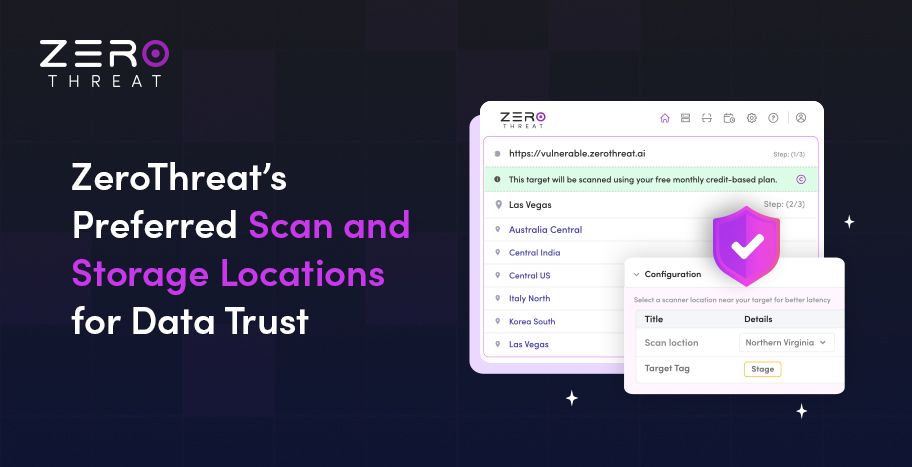 ZeroThreat Now Provides Preferred Data Scan and Storage Location 