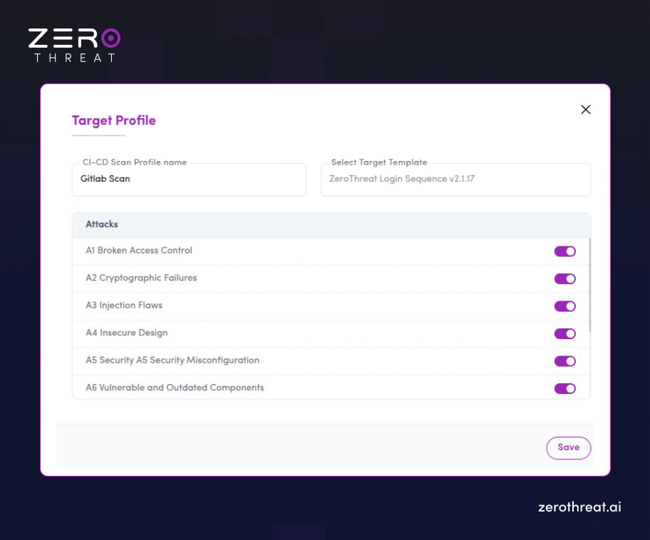 Setting Up CI/CD Scan Profile for GitLab