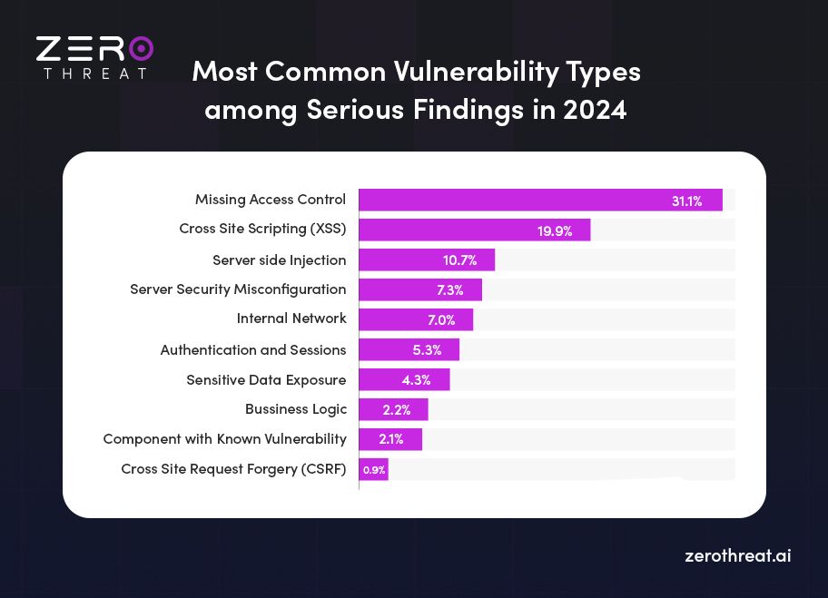 Common Vulnerability Types in Found in 2024