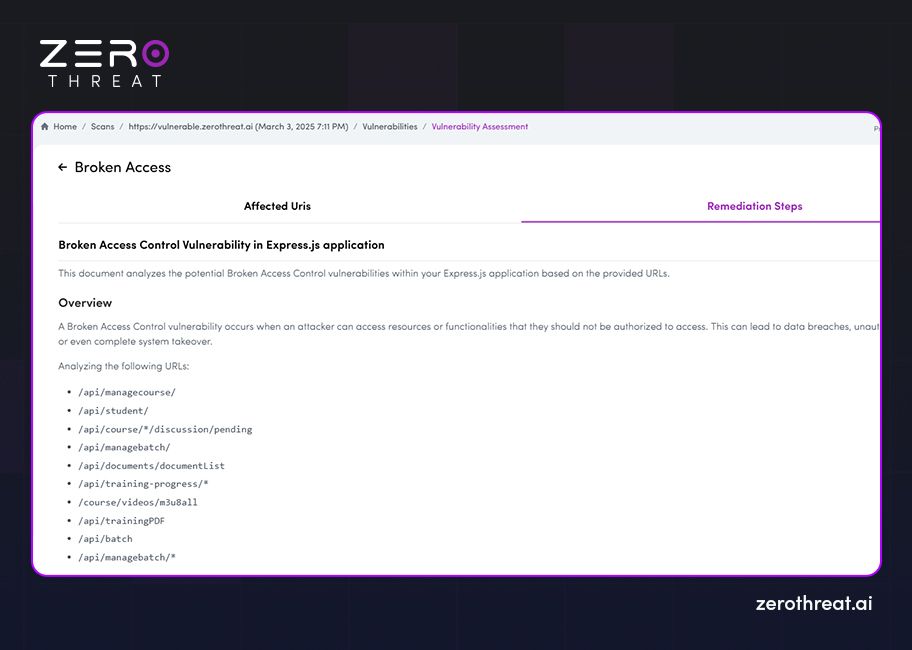 Recommendations Reports
